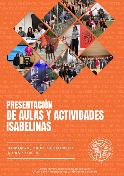 Presentación de aulas y actividades isabelinas